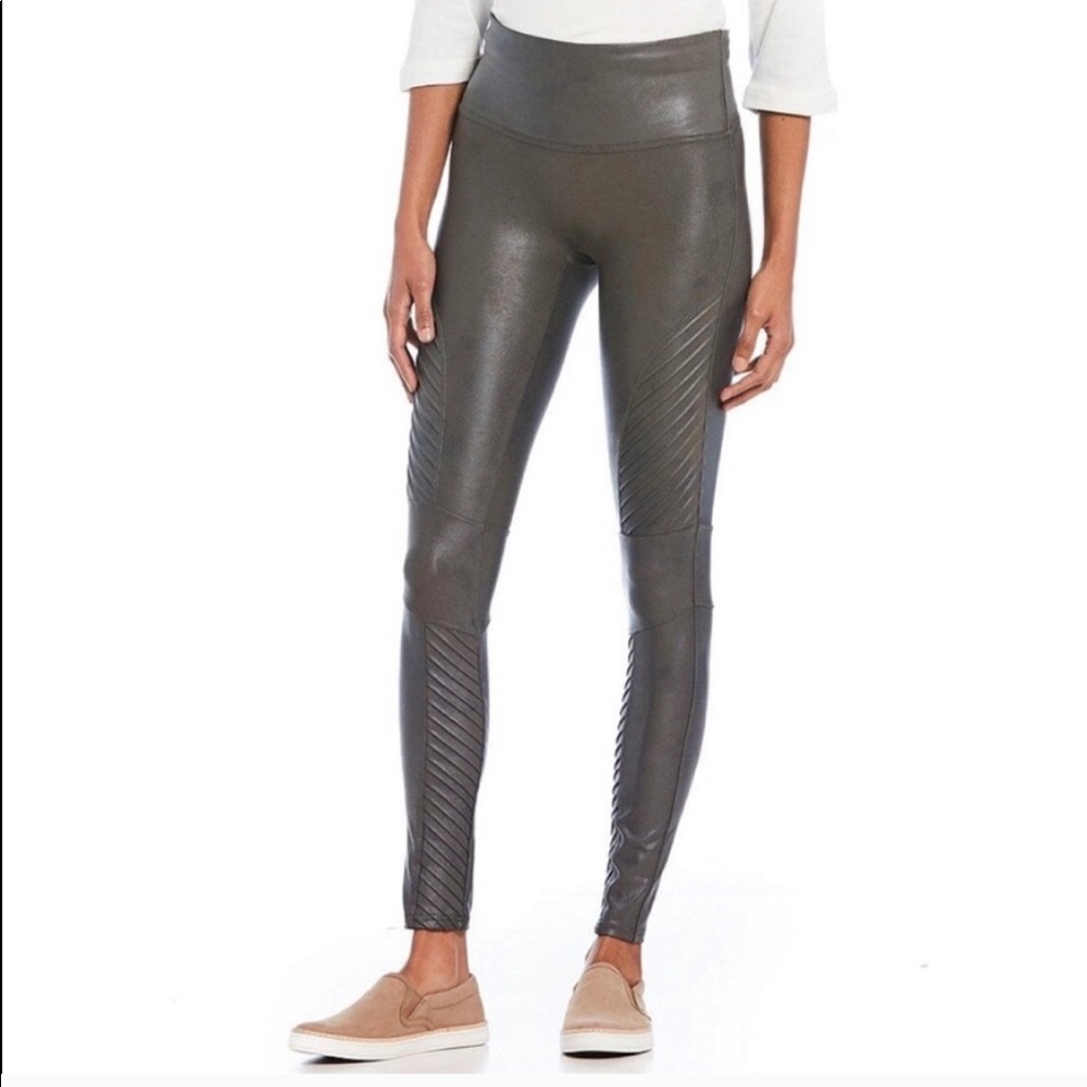 Spanx Moto Legging Sz M Grey